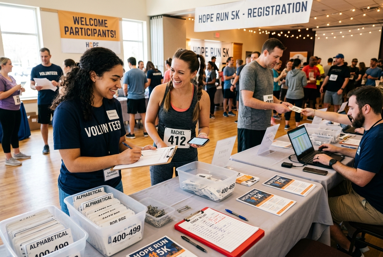 2012 - Volunteers - Pre-event Prep